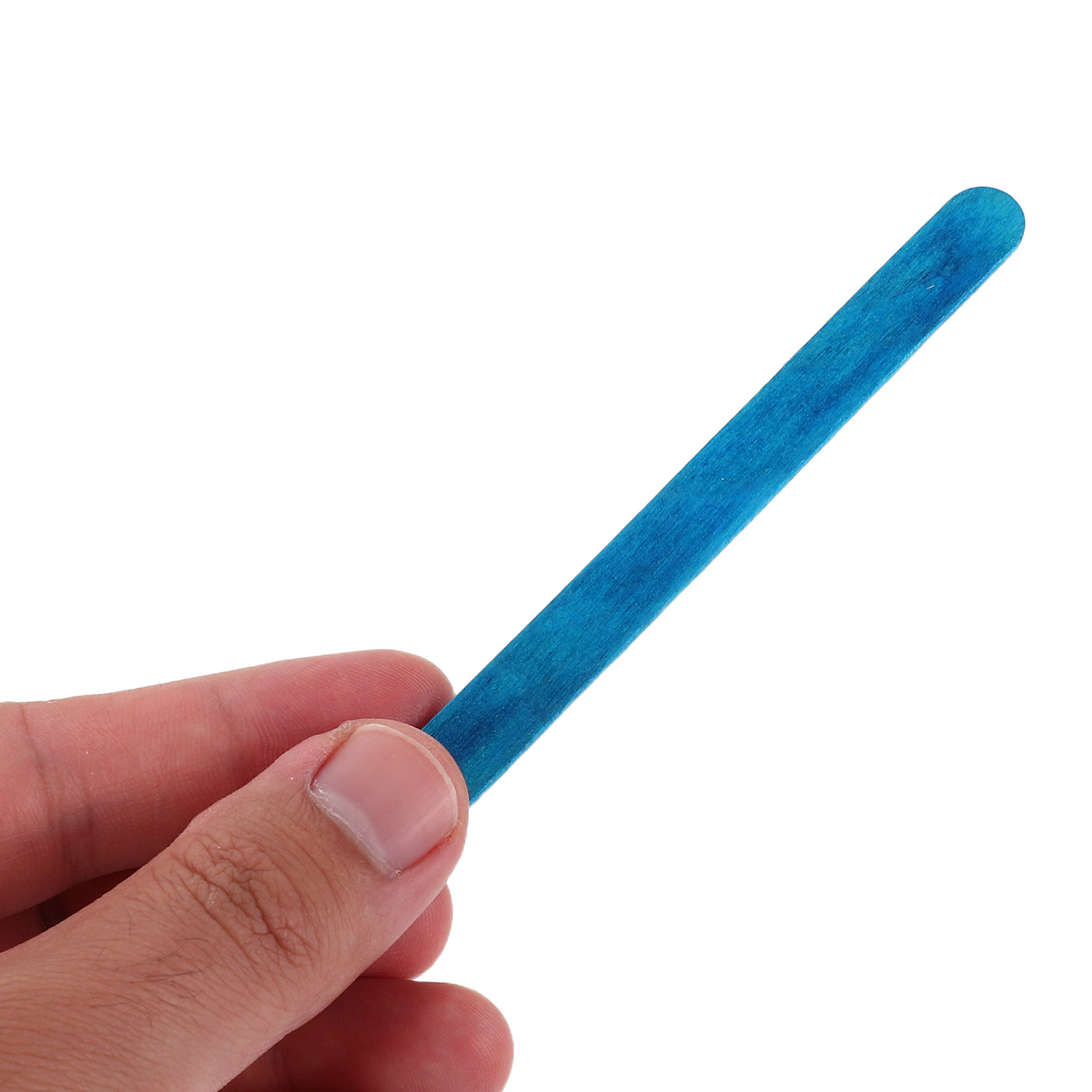 Art Craft For Kids - 500本入り、安全で無毒のカラフルな木製クラフトスティック。サイズは114x10x2mm。教室での美術活動、DIY、ケーキポップ、デザート作り、子供向けの工作などに最適。