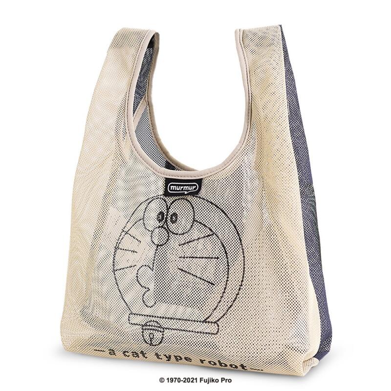 Art Craft Bag - ドラえもん漫画折りたたみ式大容量アニメグッズショッピングバッグメッシュプリント柄ハンドバッグ友人へのホリデーギフト