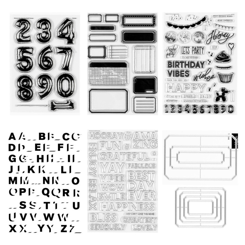 Rubber Stamp Blank - 新しいクリスマス動物クリアシリコンスタンプ/シール DIY スクラップブッキング/アルバム装飾クリアスタンプシート A7006