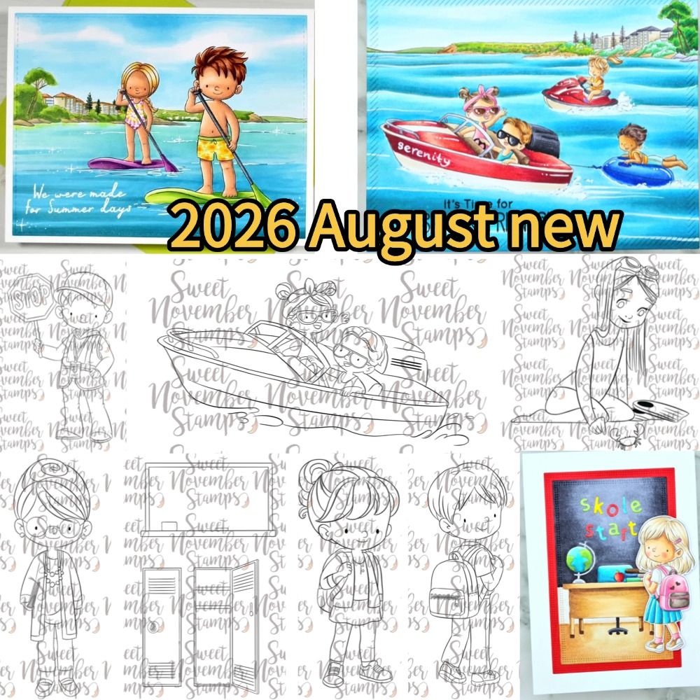 Rubber Stamp Blank - 2026年5月新作マーメイドメダルフレームワーククリアシリコンスタンプDIYスクラップブッキングクラフト用品スタンプフォトアルバムカード作成用