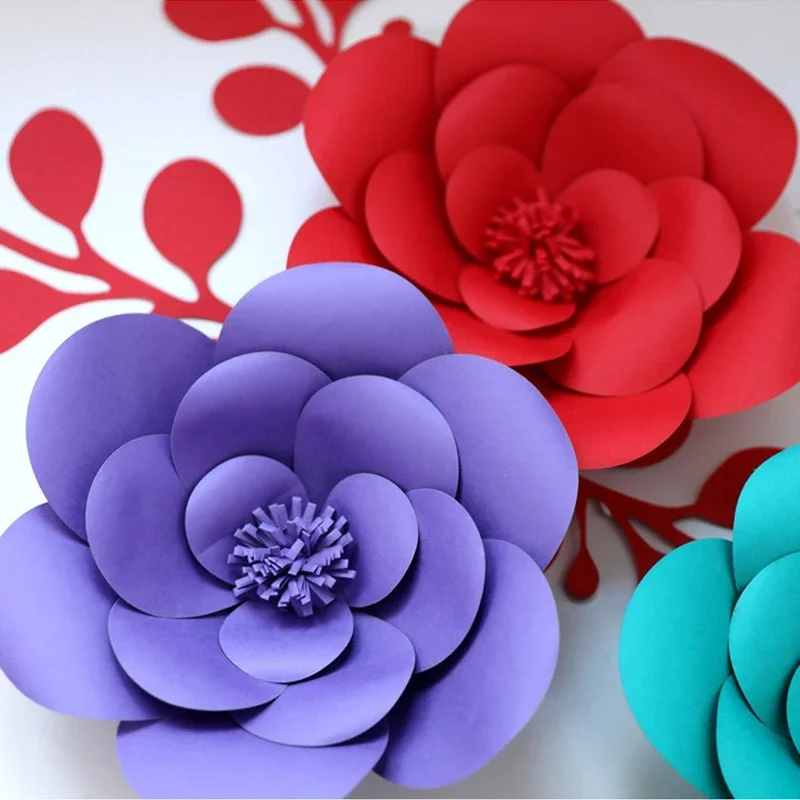 DIY造花 大型ペーパーローズフラワー 背景幕 フルキット  - Art Craft Event のレビューと価格