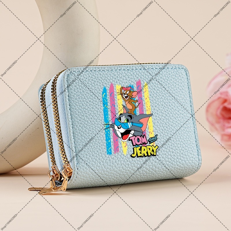 トムとジェリーかわいいカードホルダー財布漫画アニメ柄プリント - Art Craft Bag のレビューと価格