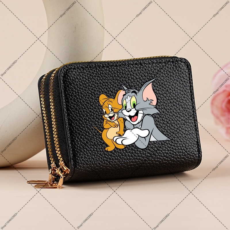 トムとジェリーかわいいカードホルダー財布漫画アニメ柄プリント - Art Craft Bag のレビューと価格