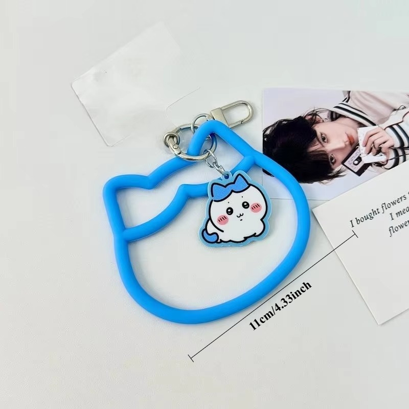チイカワエド キュートでクリエイティブな透かし模様キーホルダ - Art Craft Bag のレビューと価格