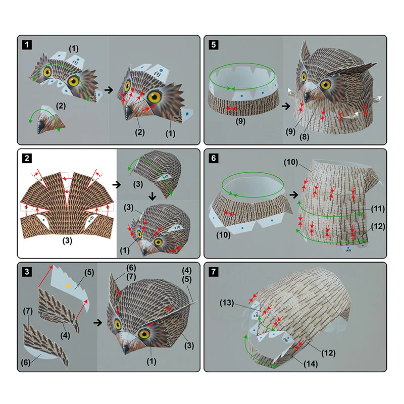 子供と大人のための3D紙モデルのペーパークラフト、手作りの折 - Art Craft With Cardboard のレビューと価格