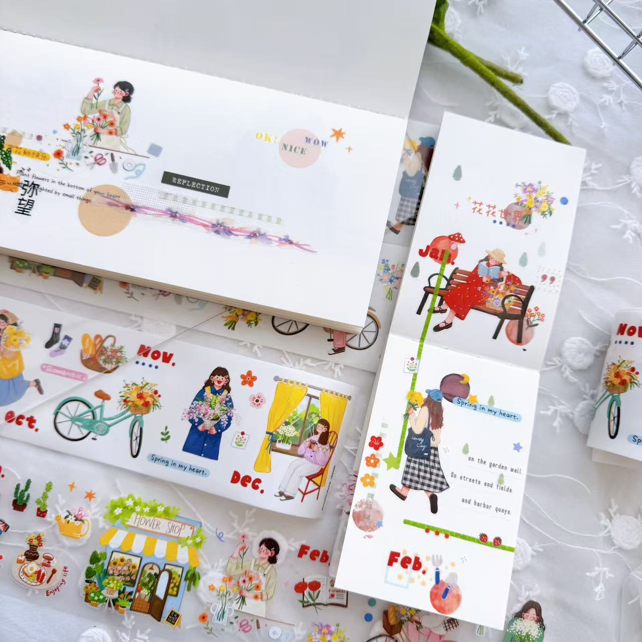 ソイスタジオ ヴィンテージフラワーワールド ガール 和紙テー - Washi Tape Rolls のレビューと価格