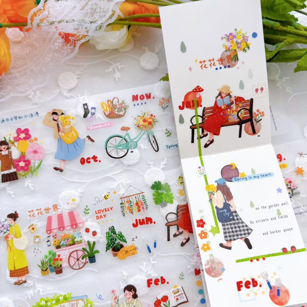 ソイスタジオ ヴィンテージフラワーワールド ガール 和紙テー - Washi Tape Rolls のレビューと価格