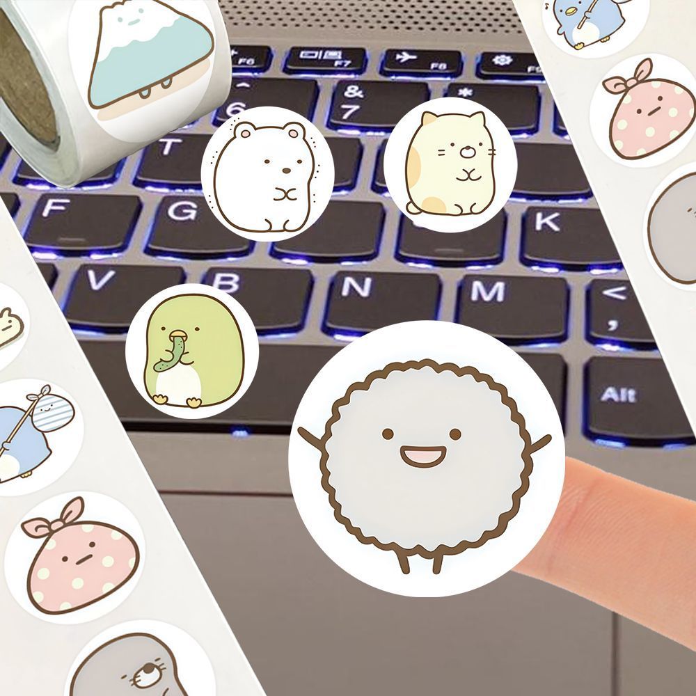 すみっコぐらし ステッカーロール 1500個入り かわいい角 - Washi Tape Rolls のレビューと価格