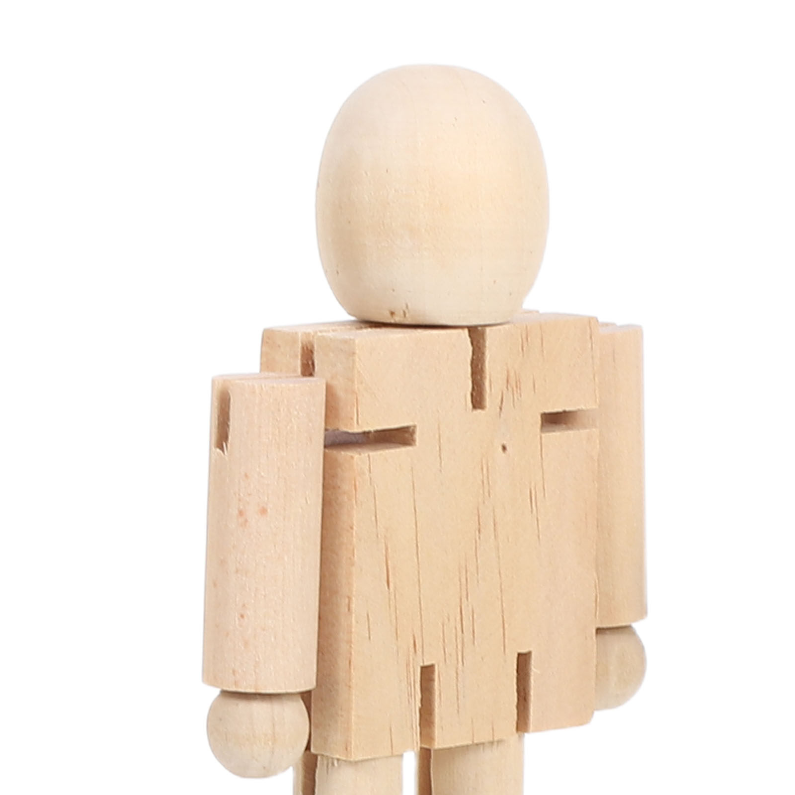 未塗装の木製ロボットパーツ4個入り。可動関節付き。DIYペイ - Art Craft For Kindergarten のレビューと価格