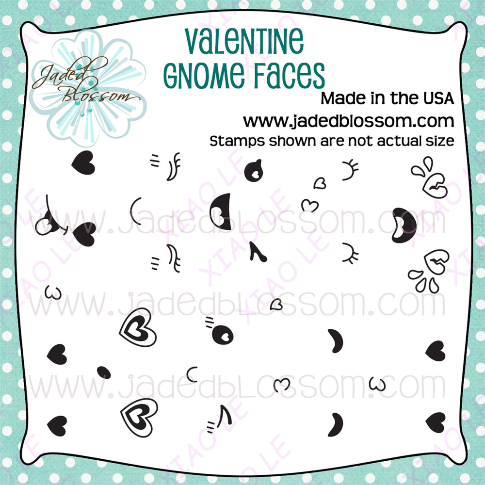Jaded Blossom Faces スタンプ シリコーン - Rubber Stamp Blank のレビューと価格
