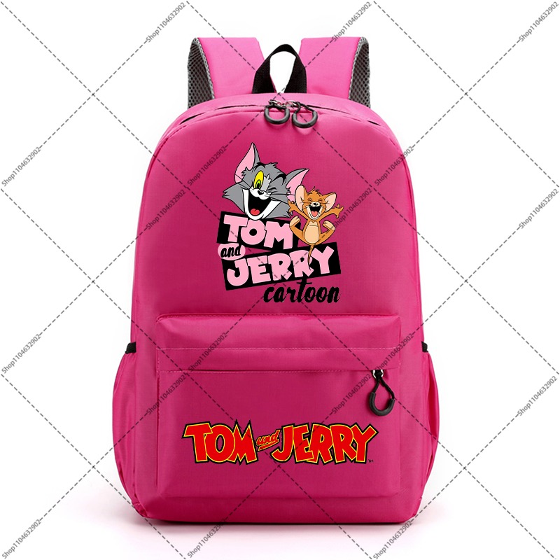 トムとジェリー学生スクールバッグ漫画アニメパターンプリントバ - Art Craft Bag のレビューと価格