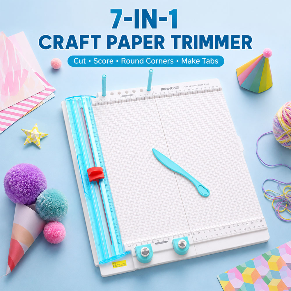 7-in-1ペーパーカッター＆スコアリングボード、10枚用折 - Art Craft With Cardboard のレビューと価格
