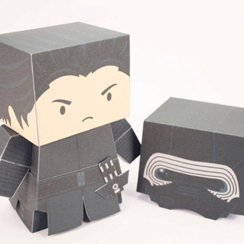 子供と大人のための紙のミニ3Dキューブ,手作りの紙のフィギュ - Art Craft With Cardboard のレビューと価格