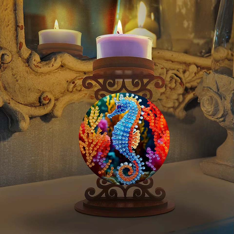 海馬の形をしたキャンドルホルダー。ハロウィーンのプレゼントに - Art Craft Kits のレビューと価格