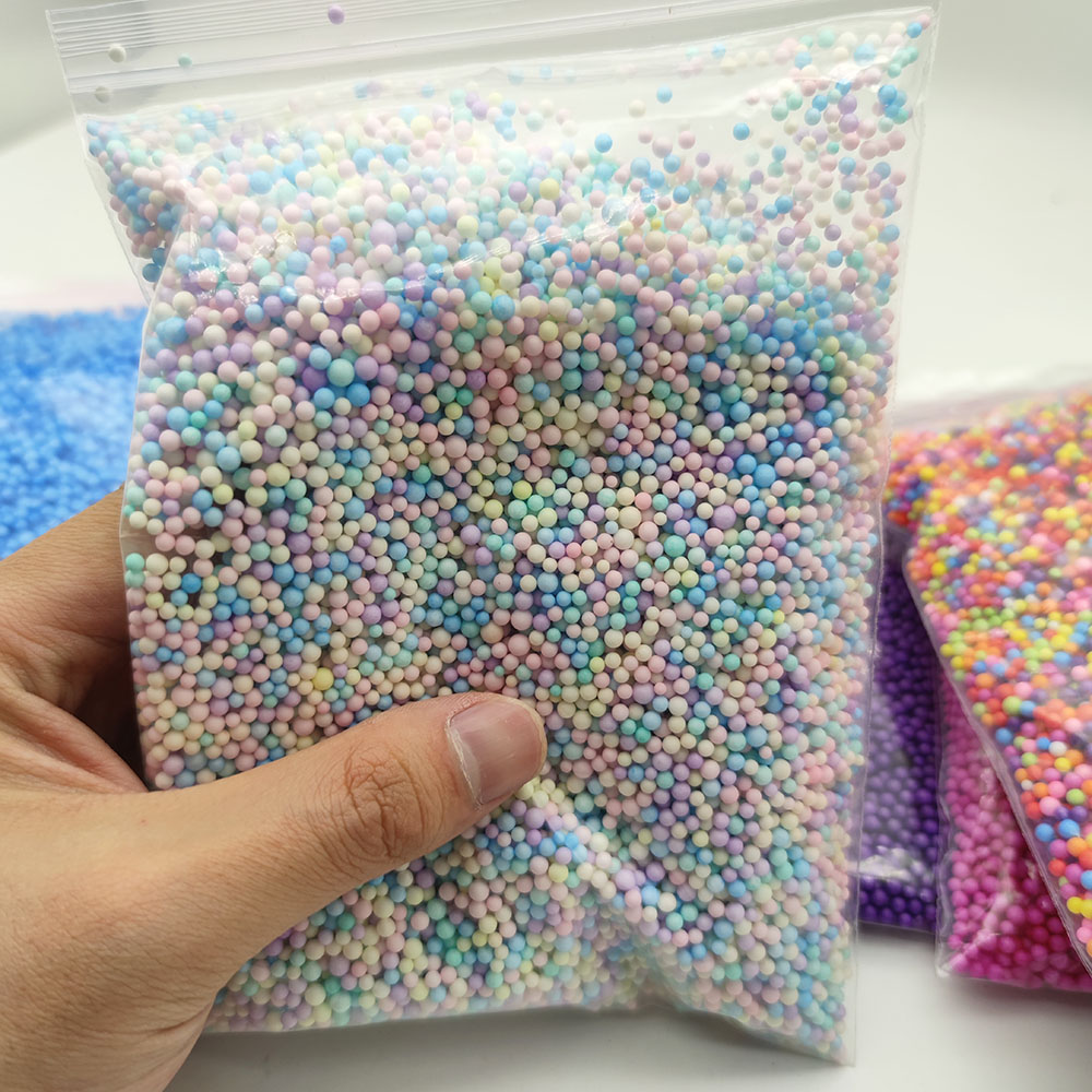 10g/100g、直径2.5～3mmのカラフルな発泡ビーズ。 - Art Craft Event のレビューと価格