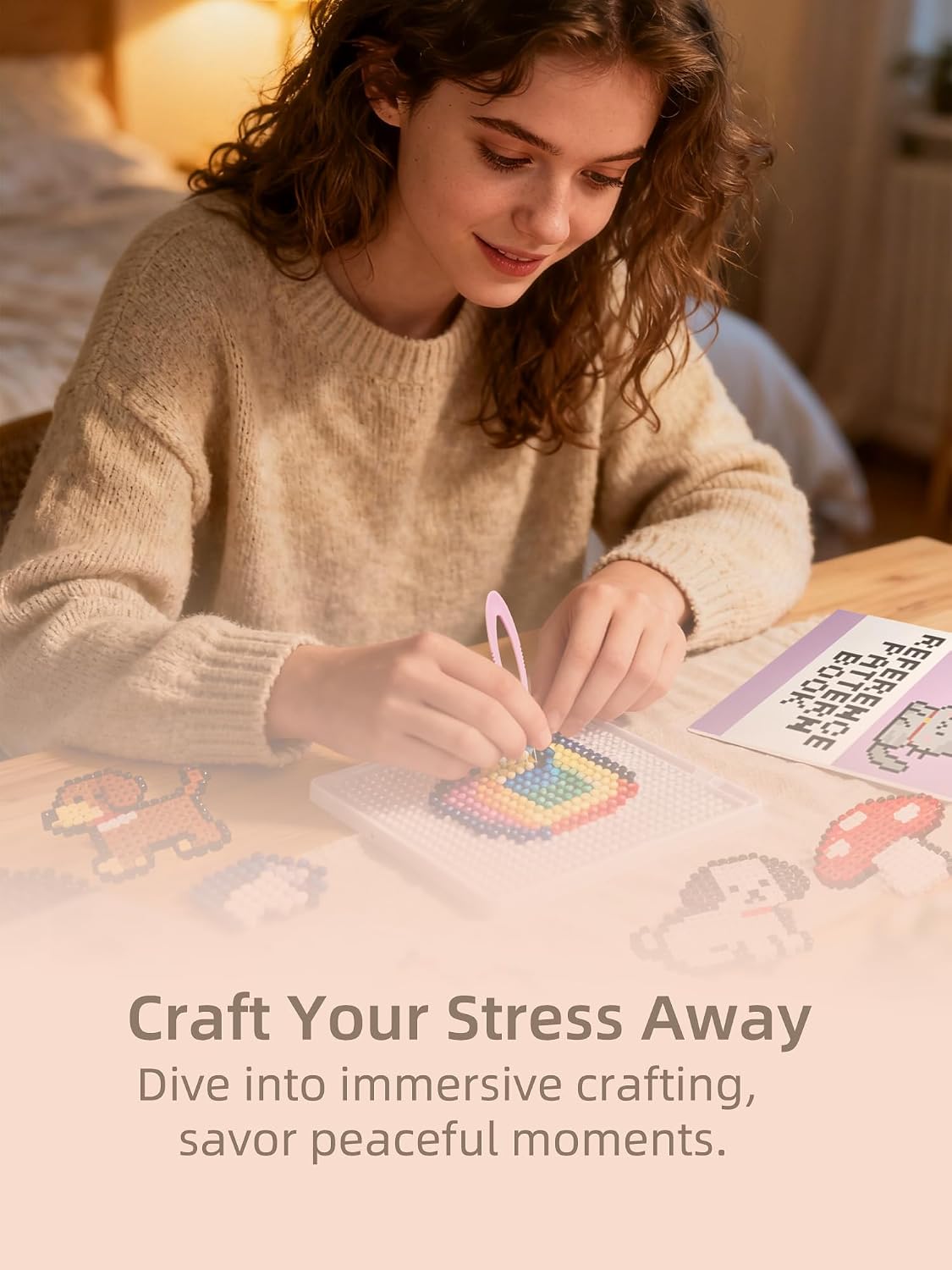 ヒューズビーズキット - 簡単DIY - 96色 53000 - Art Craft Kits のレビューと価格