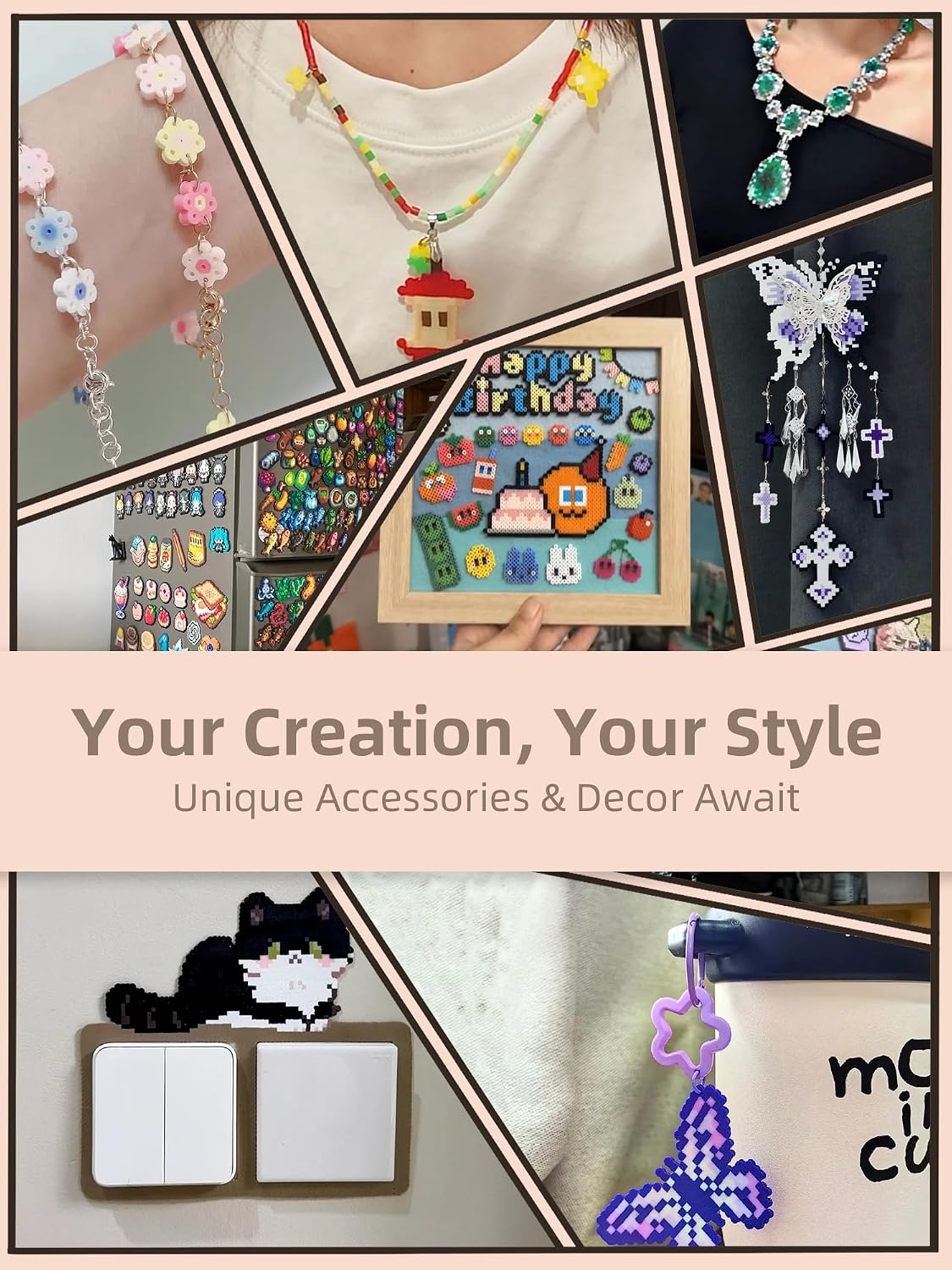 ヒューズビーズキット - 簡単DIY - 96色 53000 - Art Craft Kits のレビューと価格